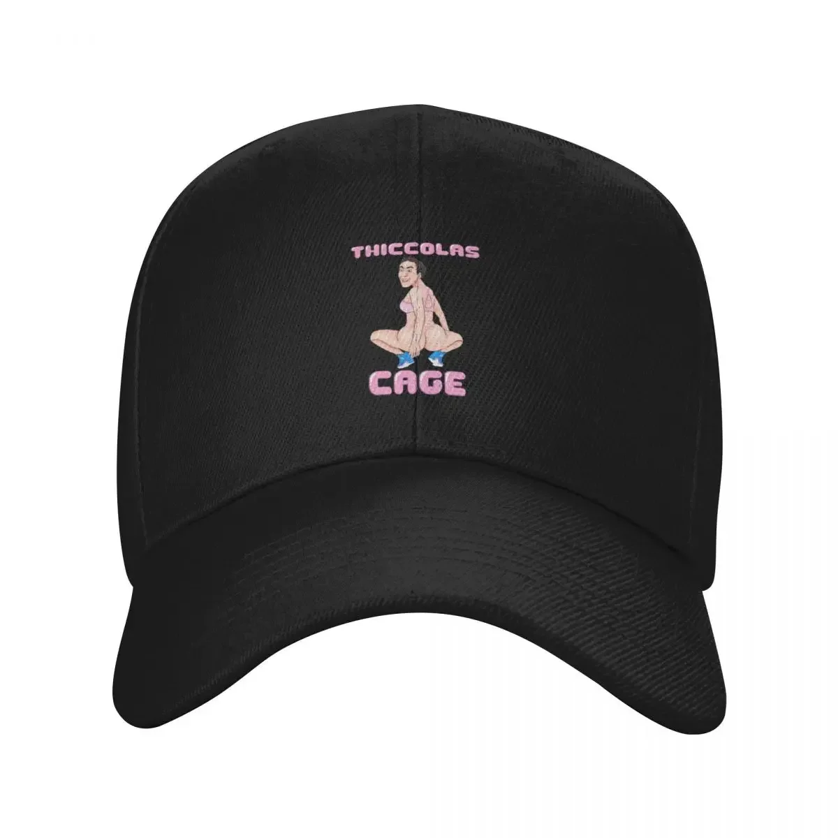 

Thiccolas CageDummy Thicc Nicolas Cage Meme Baseball Cap fishing hat Bobble Hat Women Hats Men's