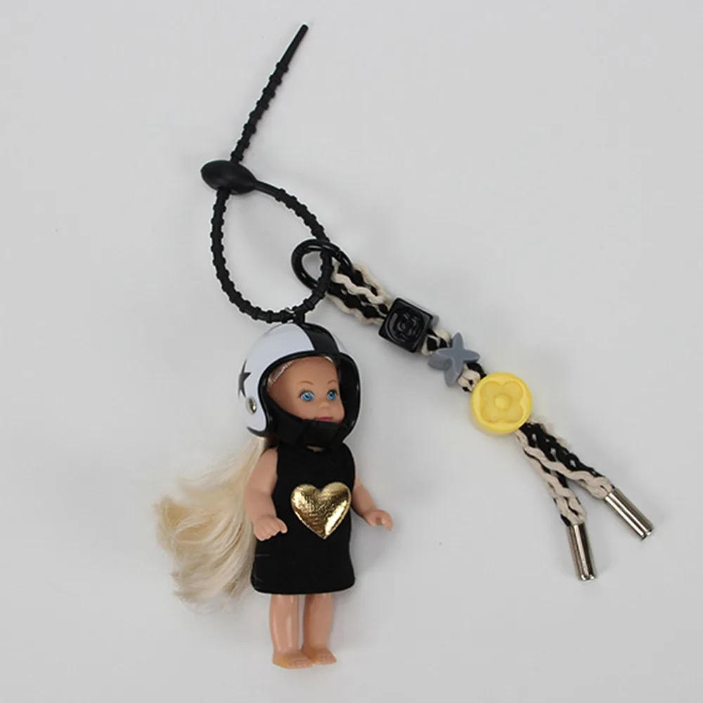 Multipurpose Cute Doll Pendant Hanging Backpack Ornament DIY Clothes Bag Charm Car Key Ring Bag Decoration for Barbie Doll