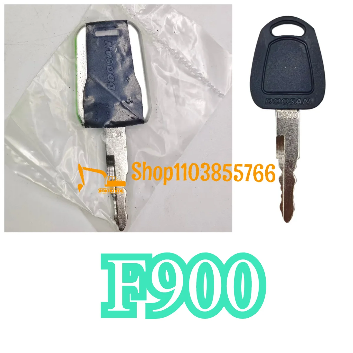 

20PCS F900 Ignition Key for Bobcat Daewoo Doosan Excavator Ignition Key K1009605B