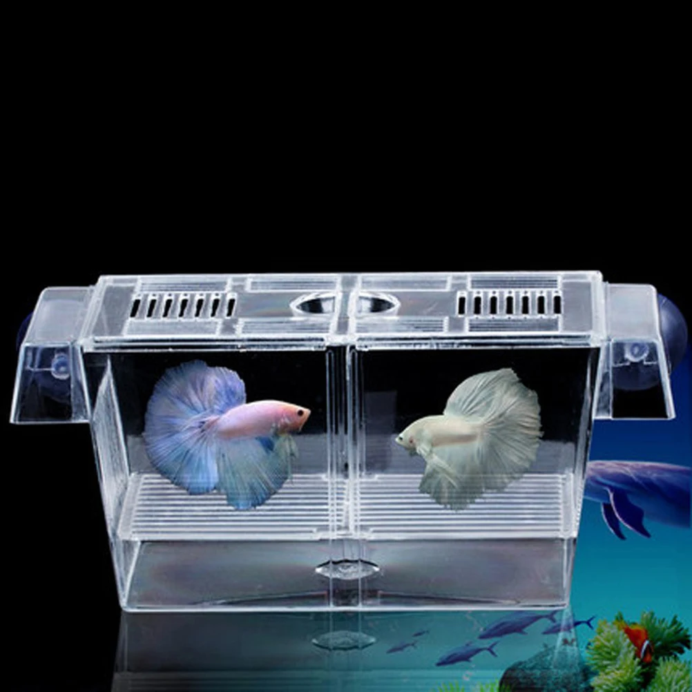 

Floating Aquarium Breeding Hatchery Box 13X10X7Cm Transparent Acrylic Spawning Box For Viviparous Survival Rate Improvement