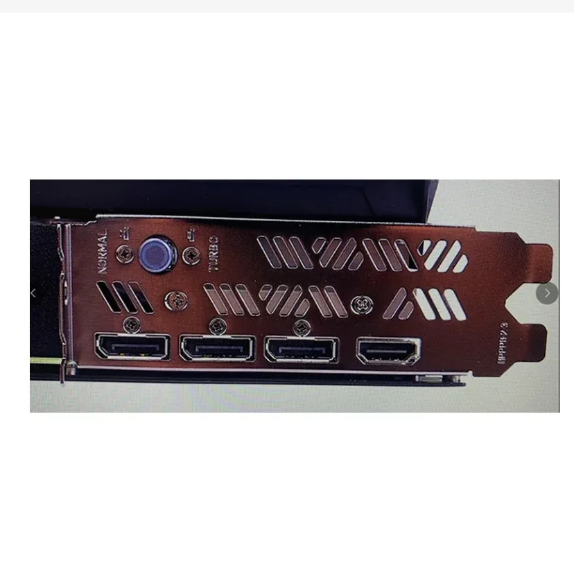 

Оригинальная защитная задняя панель для IO I/O, видеокарта, Графическая карта, GPU для красочного геймера RTX3080 VuIcan OC 10G LHR