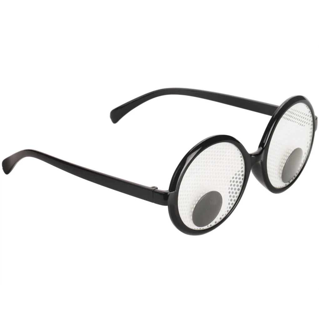 Eyes Glasses Portable Photo Props Eyeball Round Frame Wear-resistant Lightweight Cosplay Glasses Spoof Costume Party