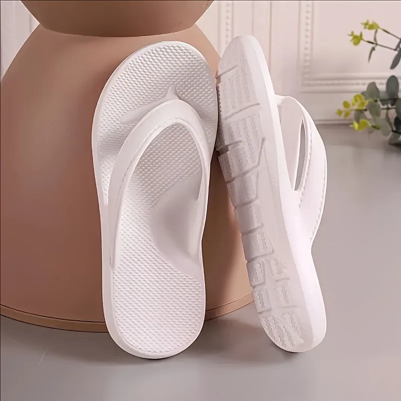 

Women's Fashion Casual Solid Color Flip Flops, Soft and Comfortable, Suitable for All Seasons. Perfect for daily life, work, bea