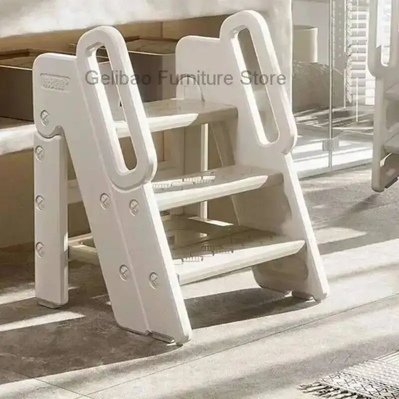 Small Multifunctional Ladder Folding Stairs Home Kitchen Car Wash Ladder Metal Decorative Simple Kids Sedie Steps Household