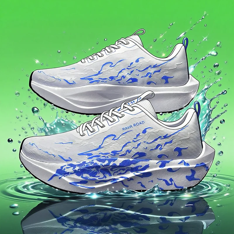 

Marathon Air Cushion Carbon Plate Sports Running Shoes Men Breathable Lightweight Women Comfortable Nonskid Speciality Sneakers