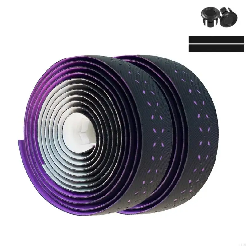 Bande guidon vélo antidérapante, 2 pièces, bande Anti-Vibration, absorbant sueur, facile à installer