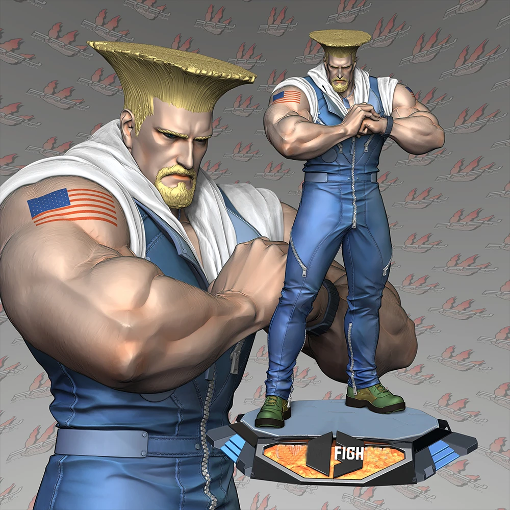 

Fighting Master Warrior 1/24 Scale Resin Figure Model Kit Diorama Unassembled Unpainted Doll 3D Printing DIY Statue Crafts Toy