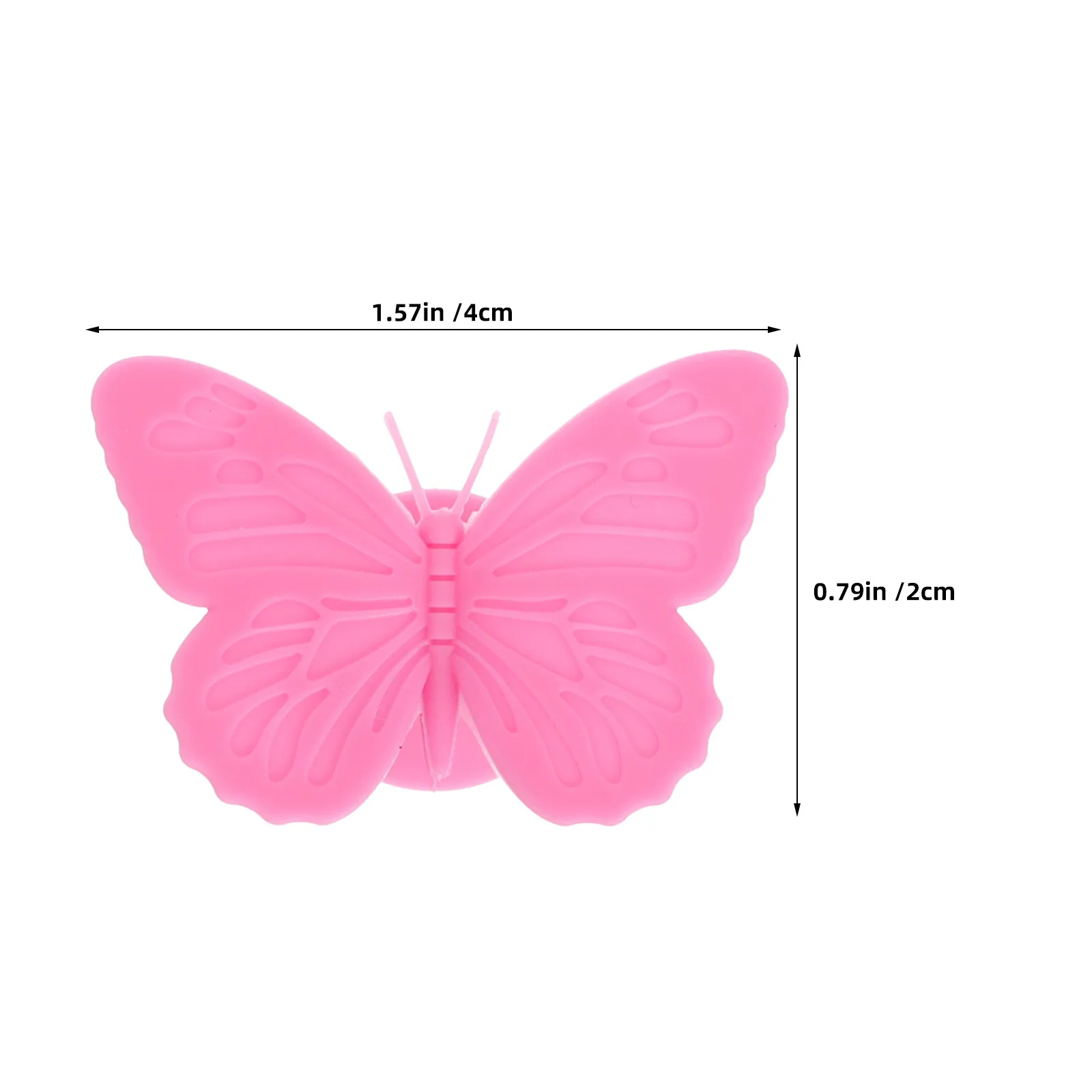 24Pcs Silicone Butterfly Drink Markers with Suction Base Glass Identifiers for Parties Weddings Bar Events Reusable Easy Clean