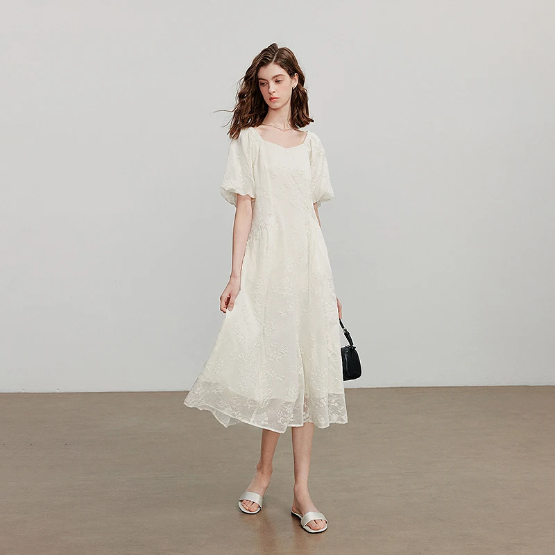 TOYOUTH فستان نسائي 2025 صيف جديد قصير الأكمام فستان كاجوال للعطلات 8529100