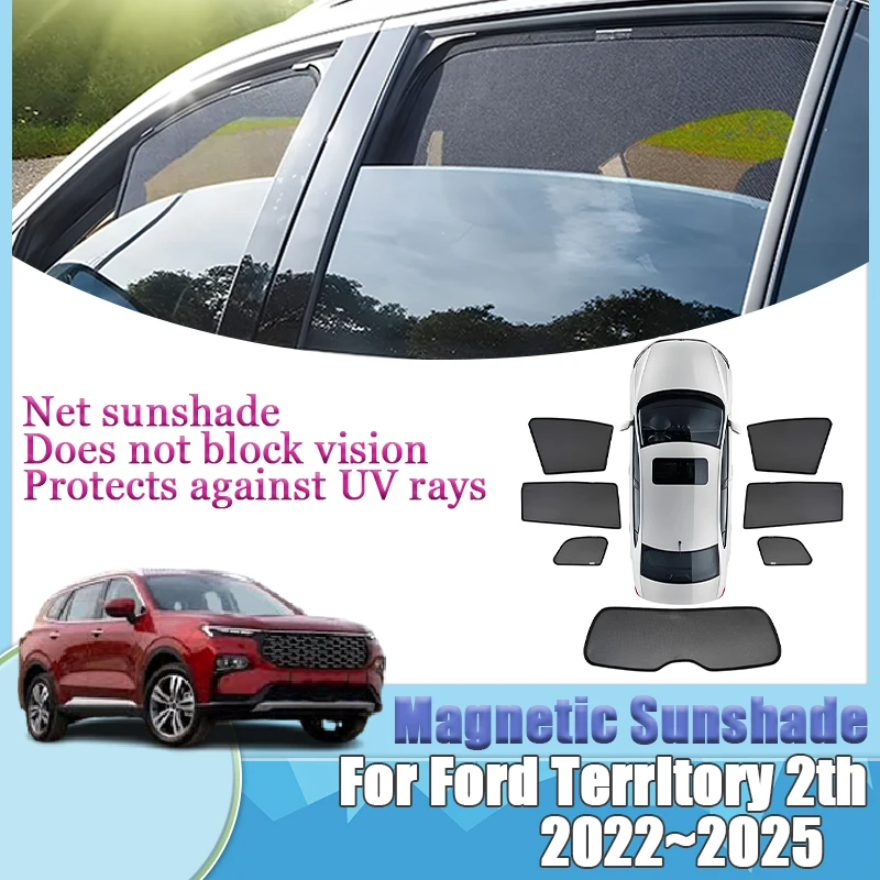 

Анти-солнце для Ford Territory CX743MCA 2022 2023 2024 2025 аксессуары инструменты солнцезащитный козырек магнитные козырьки на лобовое стекло аксессуары
