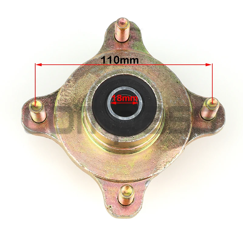 Front Wheel Brake Disc Hub for Chinese 150CC 200CC 250CC ATV JinLing EGL Kangdi Taotao Sunl  Quad