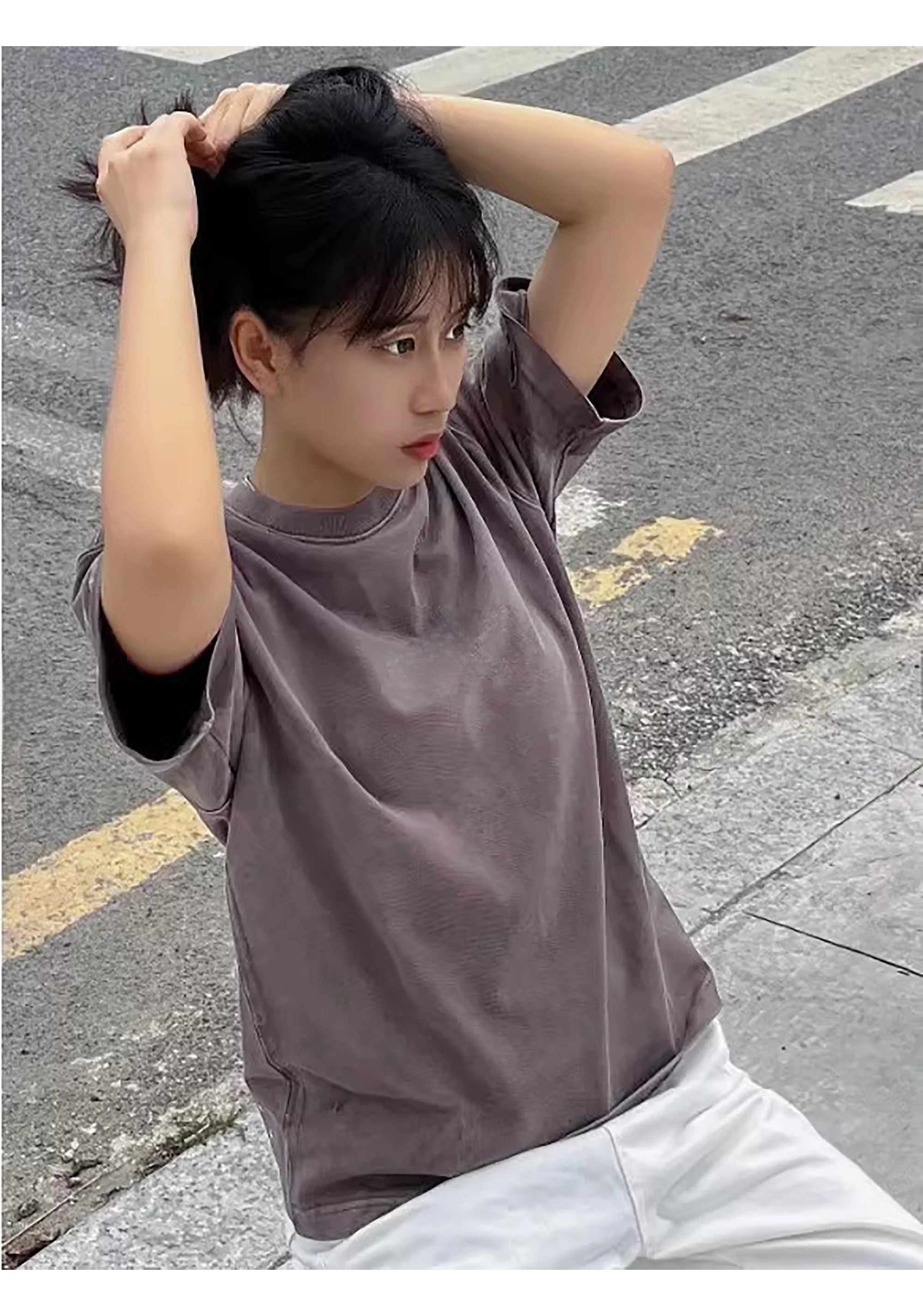 

Defans 25ss Kith Ksubi ex Vintage ort Sve T-irt Collaborative Box Logo Heavy Waed Youth Faion Casual Wear