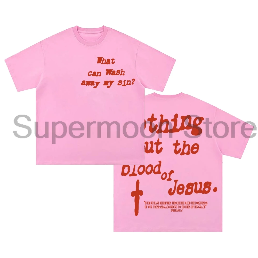 Forrest Frank Nothing But The Blood T-shirt Child of God 2025 Tour Crewneck Short Sleeve Cotton Tee Women Men Streetwear Tops view 5