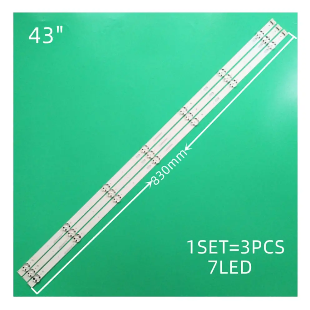 LED panel (3) for LG 43UK6450PLC 43UJ631V 43LJ594V 43LJ5500 43UJ6300 43UJ634V 43LJ624V 43LJ510V 43LJ541V 43LJ5150