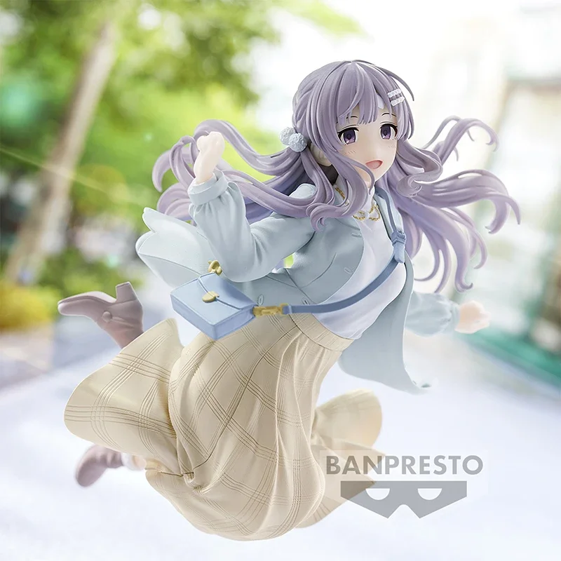 Original Bandai Banpresto Shiny Colors Yukoku Kiriko Emotional Lens Anime Action Figure Emotional Lens 13cm PVC Model Kids Gift