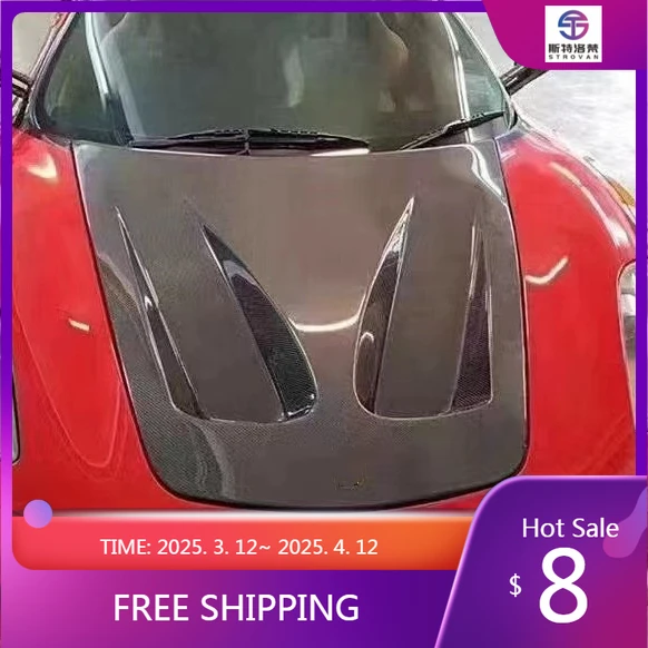 

Deren High QualityHigh Quality Carbon Fiber for Ferrari F430 Carbon Fiber Hood Engine Hatch Hood F430 Engine Cover