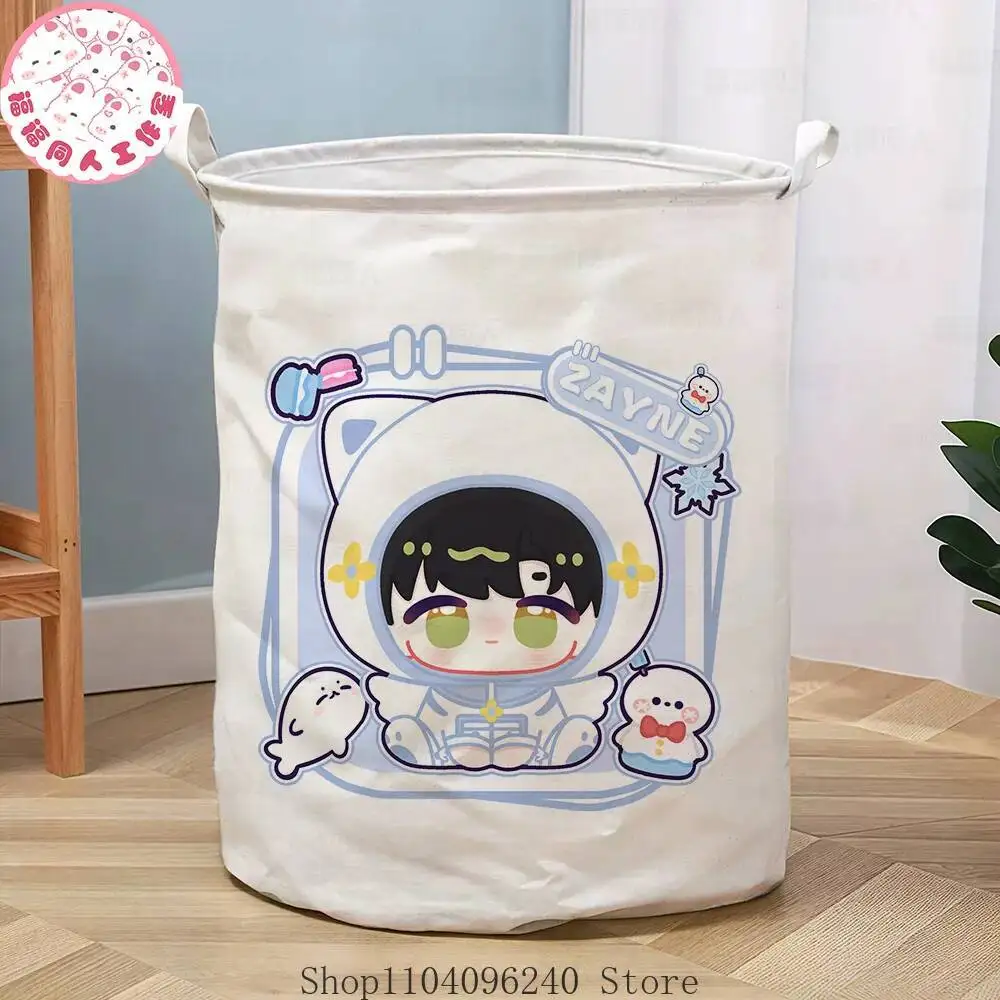 

Anime GAME Love And Deepspace Rafayel Zayne Xavier Sylus Large Capacity Collapsible Storage Bin Domestic Laundry Basket