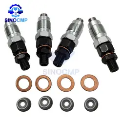 4X Fuel Injectors 16454-53900 16454-53905 for Kubota V2203 V2003 V1903 D1703 Engine 16454-53000 16454-53903