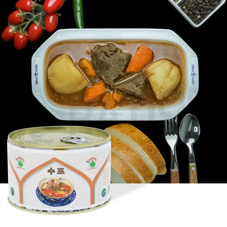 Estofado de cordero de Marruecos, 380g, Comida instantánea en el extranjero, enlatada, comida de batalla