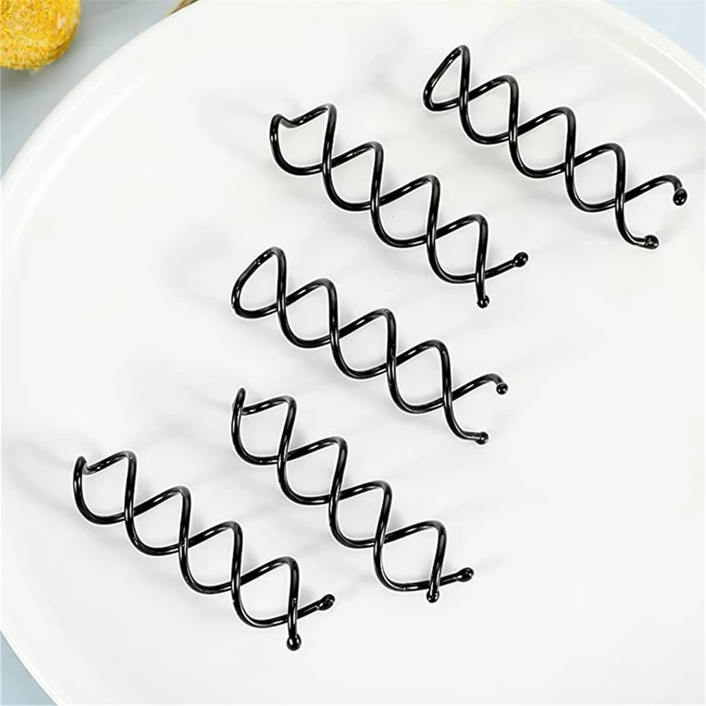 10 قطع مشبك شعر النساء السود بوبي دبوس تصفيف الشعر دوامة تدور المسمار تويست باريت #6