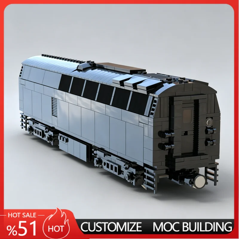 

654Parts Cabless Booster B-Unit Train Model DIY Assembly Educational Customize Building Blocks Popular Toy For Collectors Gift