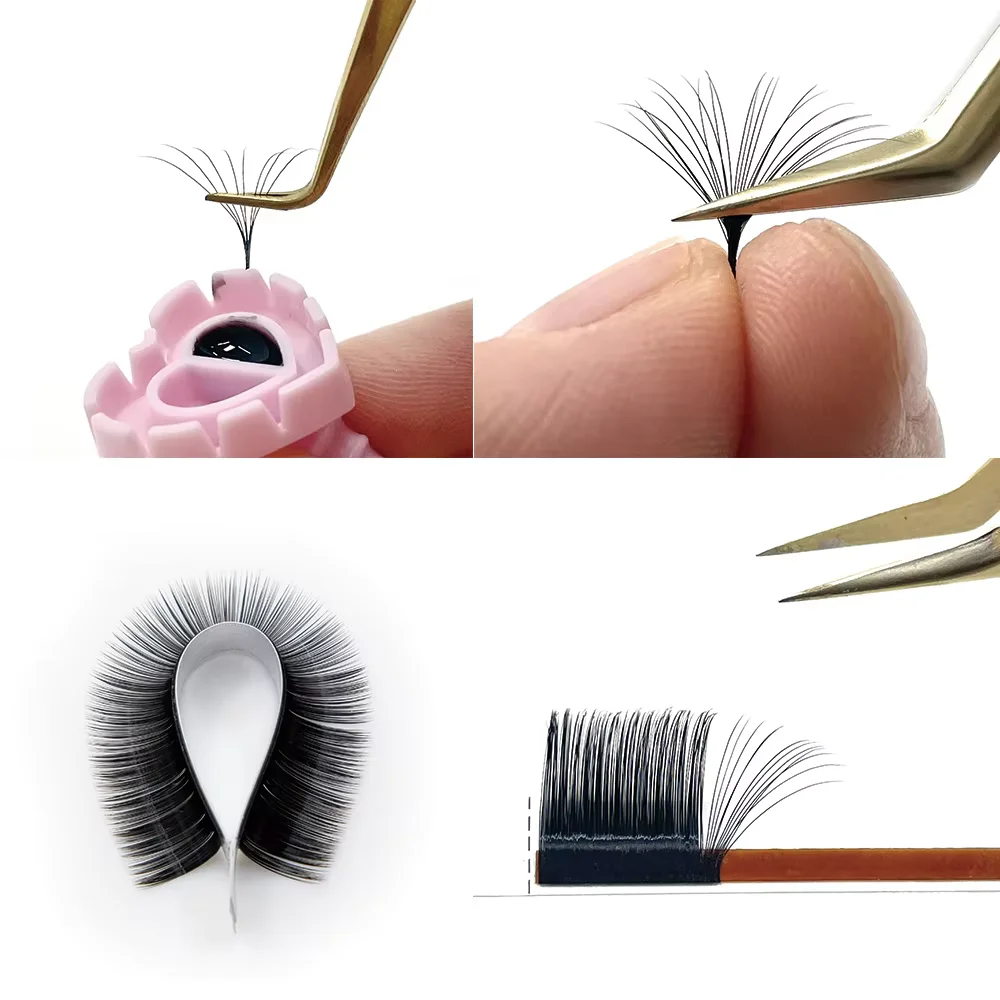 RUJADE J/B/C/CC/D/DD/L/LU/M/N/LC/LD/L + حليقة رمش كاذبة جميع الحجم أسفل/سفلي/طويل المنك الحاجب رموش فردية ملحقات