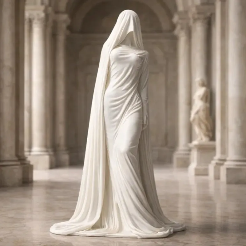 Figura Misteriosa de Dama Enmascarada, Escultura Moderna, Adorno Elegante para Escritorio, Vinoteca, Sala de Estar, Dormitorio, Arte para el Hogar