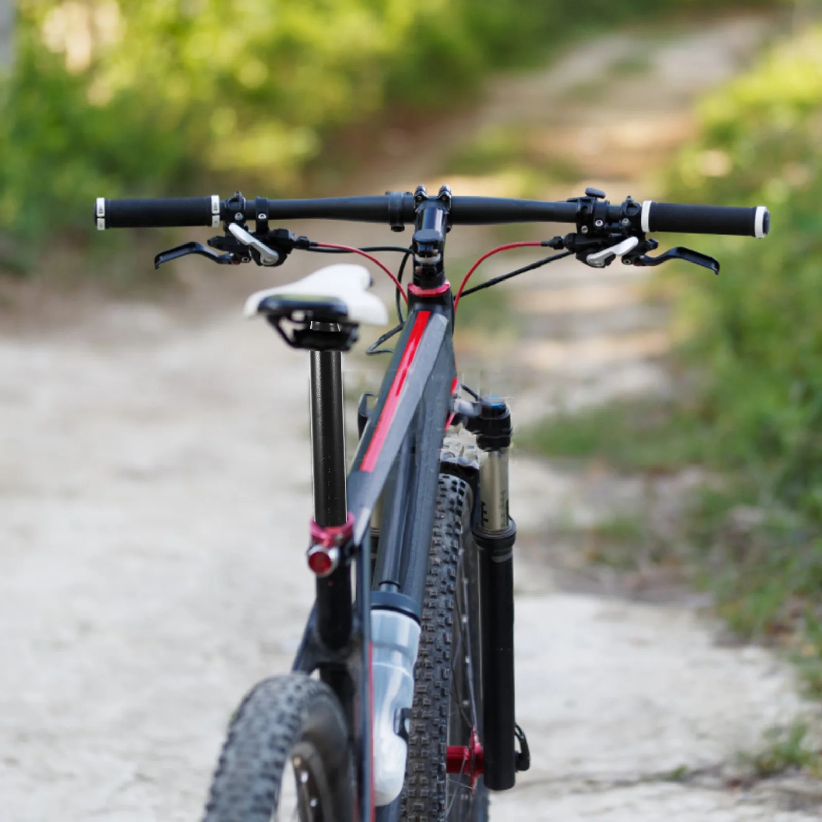 

Children's Mountain Bike Seatpost 25.4x200mm High Carbon Steel Kids Post Tube Black Fits Road Bicycles Replacement