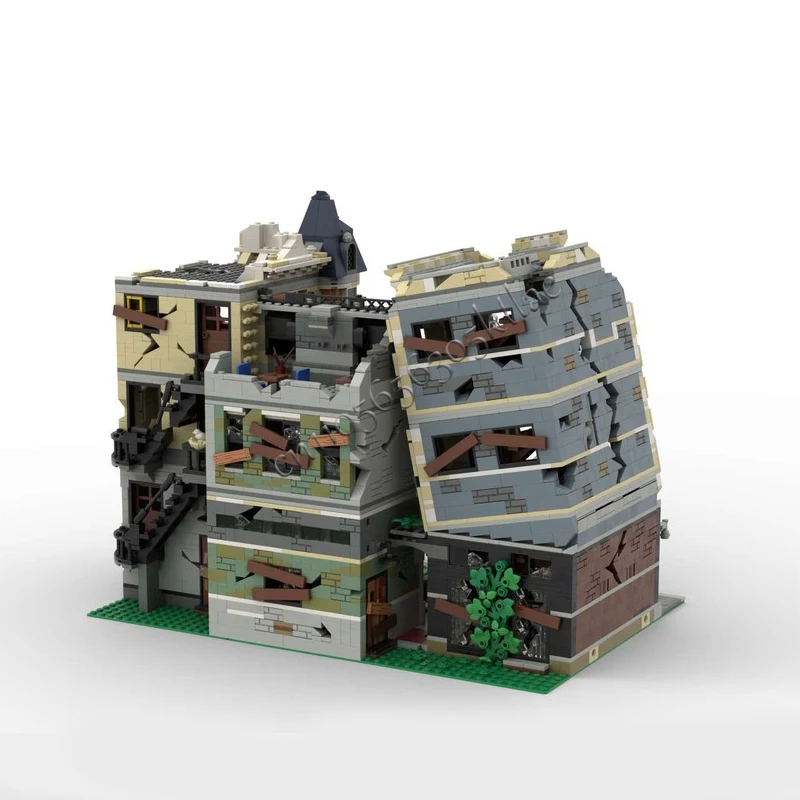 جديد 4648 قطعة MOC تخصيص أطلال القرون الوسطى من نموذج مربع اللبنات لتقوم بها بنفسك التعليم الجمعية الاطفال اللعب مفاجأة الهدايا #4