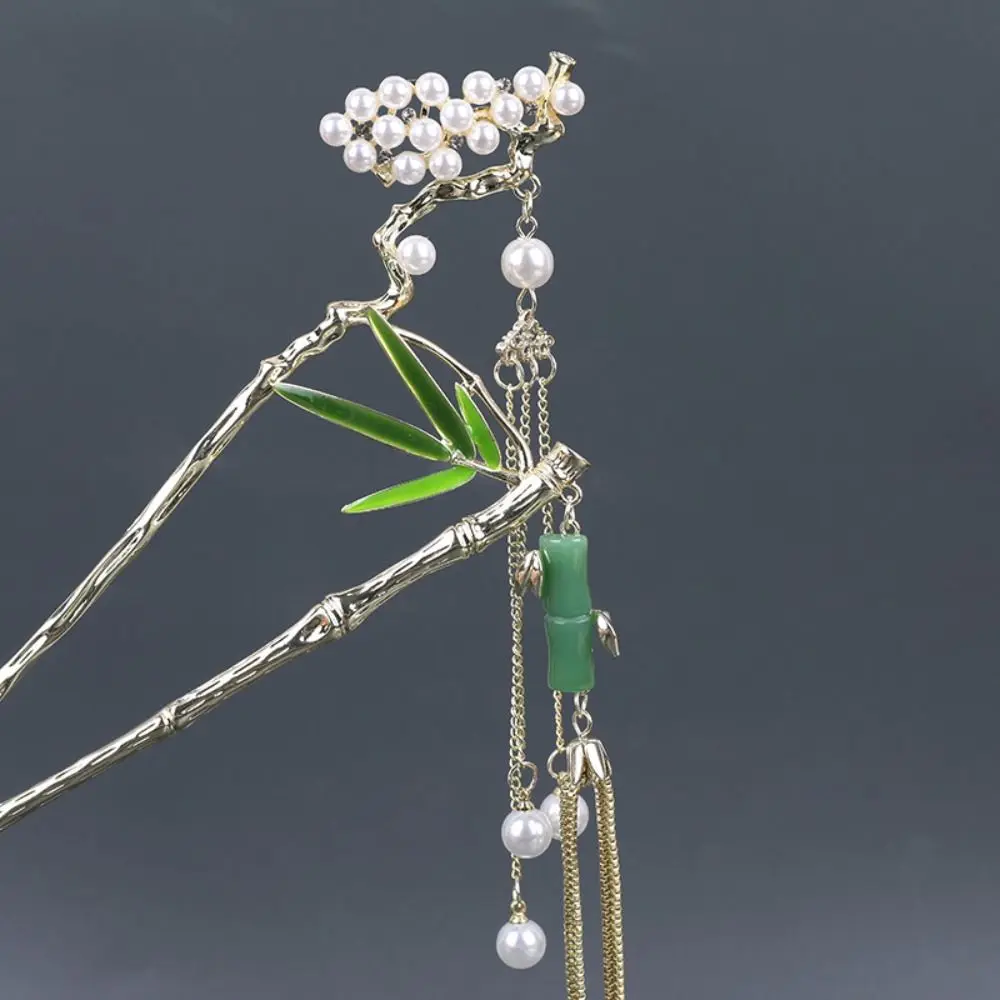 هدية Hanfu غطاء الرأس شوكة الشعر شرابة عصا الشعر النمط الصيني الجديد دبوس الشعر تصفيفة الشعر تصميم أداة عصا الشعر الهندسية