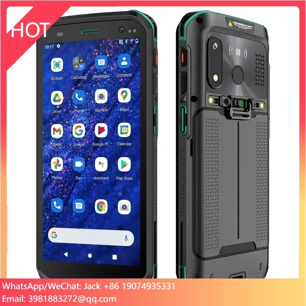 2023 PDA Android 11 5.5'' 4G IP68 1D 2D Mobile PDA Barcode Scanner Tablet PC Inventory Management System Rugged Handheld PDA