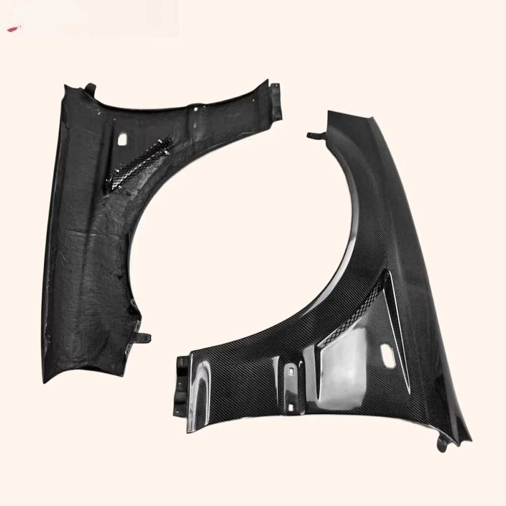 

For 99-00 EK Civic Hatch Back Js Style Carbon Front Bumper Fender +20mm