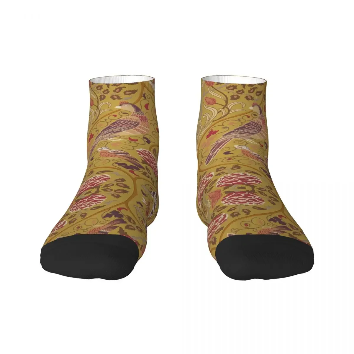 Cute Print Vintage Floral Pattern By William Morris Socks for Women Men Stretchy Summer Autumn Winter Crew Socks