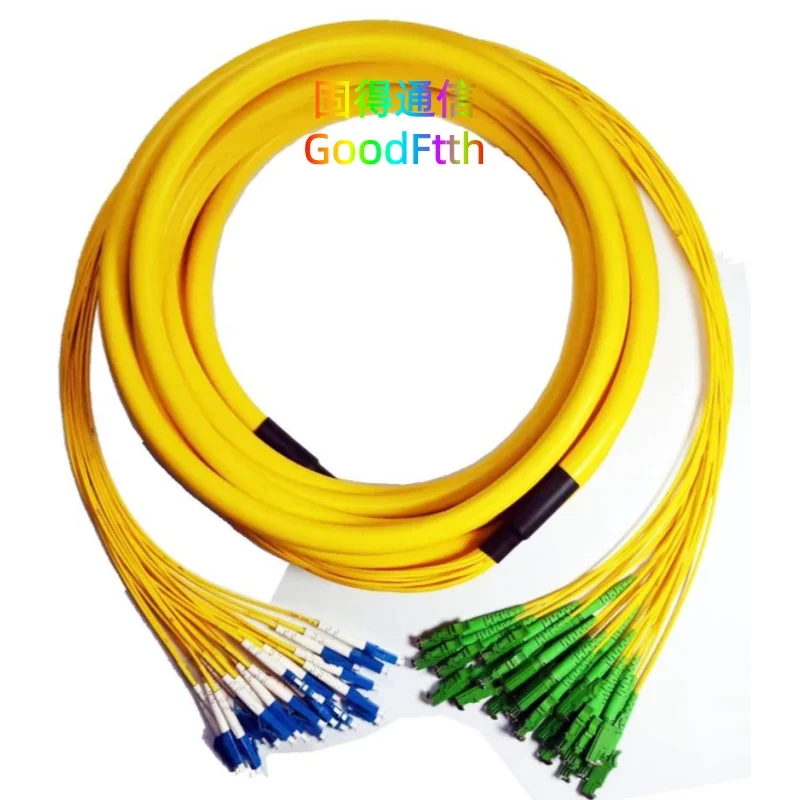 

24 Core Fiber Patch Cord E2000/APC-LC/UPC LC/UPC-E2000/APC SM Bundle 24Core Cable GoodFtth