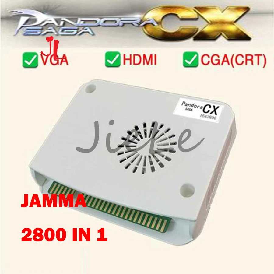 

Pandora Saga Box CX 2800 DX 5000 в 1, аркадная игровая консоль Specia, материнская плата Jamma, печатная плата, джойстик, машина для шкафа Bartop, HDMI VGA