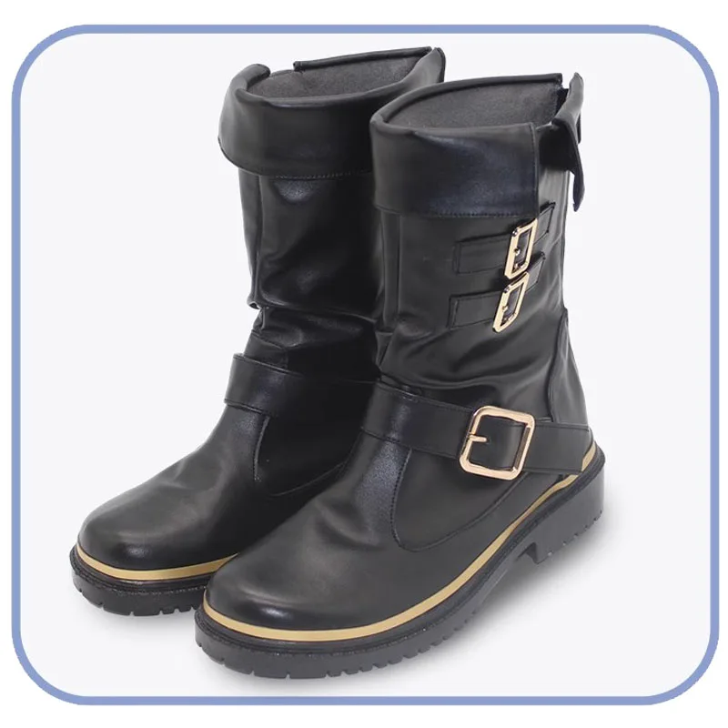 لعبة لعب الأدوار ايريث غينسبورو تأثيري أحذية FF7 طبعة جديدة Aeris الأحذية هالوين كرنفال تأثيري الأحذية الجلدية الاصطناعية