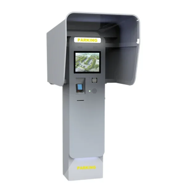 آلات التذاكر المدفوعة الأوتوماتيكية لوقوف السيارات نظام مواقف السيارات نظام الوصول RFID كشك التذاكر لوقوف السيارات