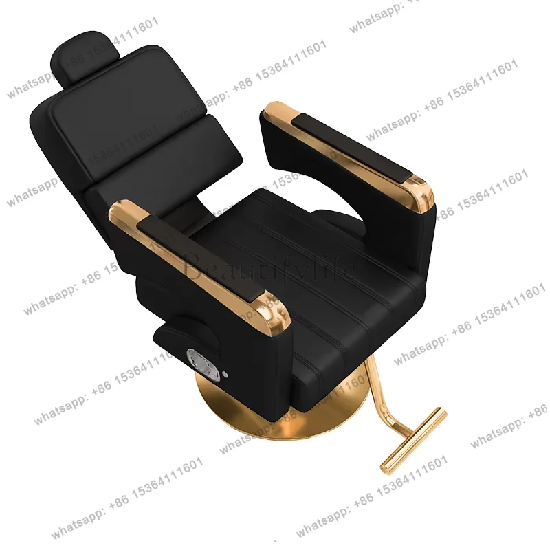 LJY Ergonomic Spa Salon Barber Chair Chaise Coiffure Hairdressing Accessories Beauty Luxury Sillon Para Barberia Salon Furniture