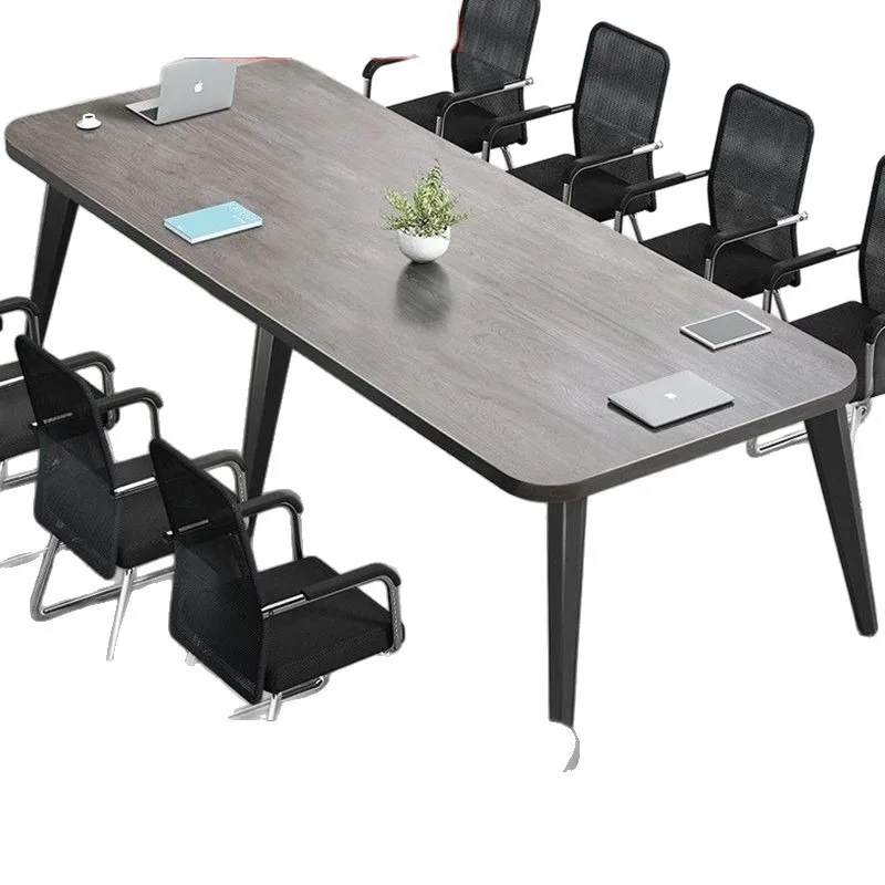 Conference table Rectangle desk Staff seat Simple modern training table Workbench Office table and chair combination