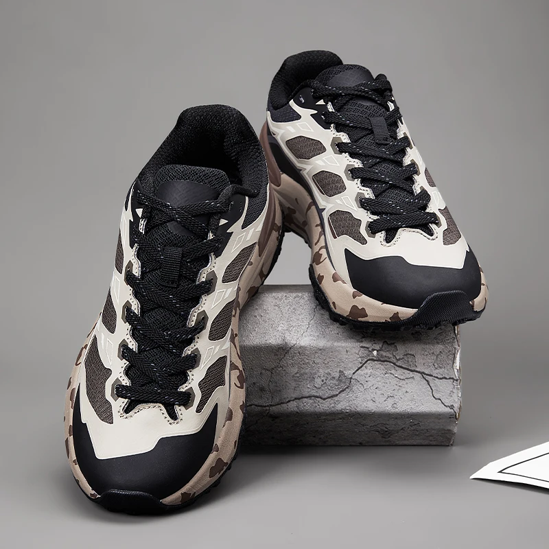 

2026 New Luxury Outdoor Hiking Shoe Top Quality Mountain Climbing Footwear Comfortable Anti Slip Walking Jogging Shoe
