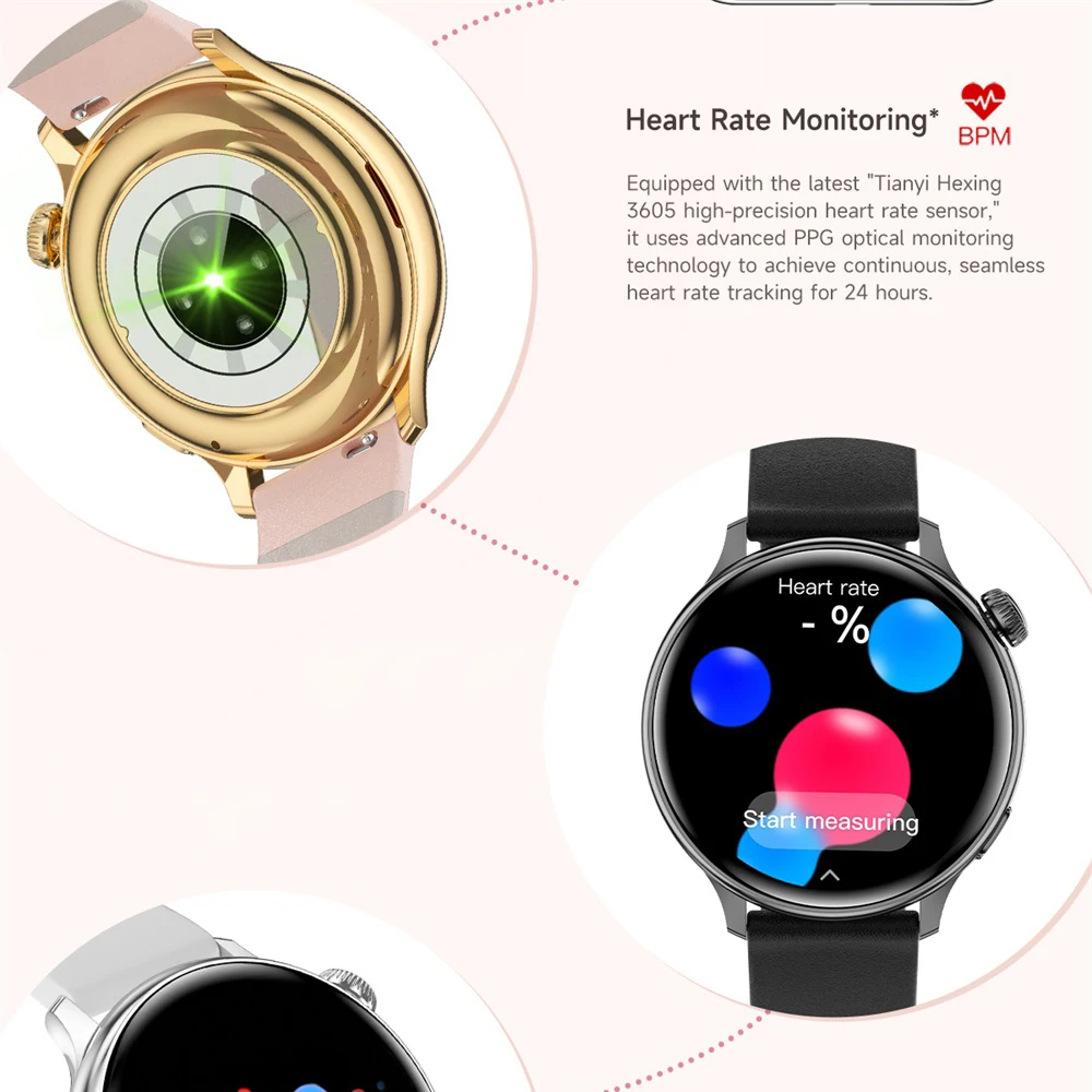 المرأة بلوتوث دعوة ساعة ذكية الرياضة اللياقة البدنية سيدة مقاوم للماء معدل ضربات القلب المعلومات الصحية تذكير فتاة الموسيقى Smartwatch #4