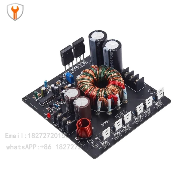 Automotive power amplifier power boost board, DC 12V boost board, output voltage + -40V 500W