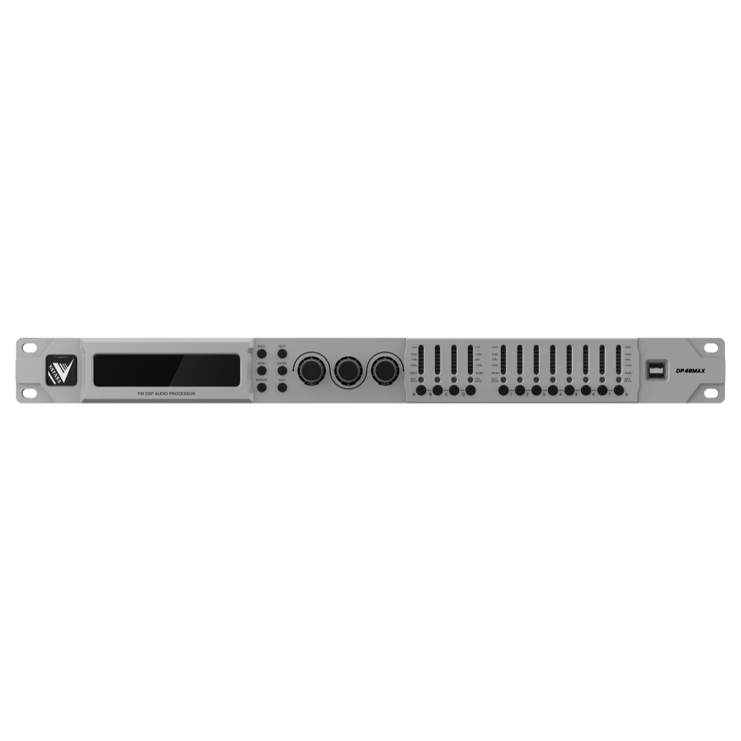 4 In 8 Out DSP Processor 96kHz Sampling PA Live Sound System