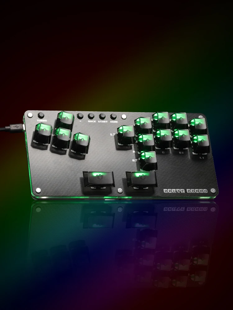 Haute42 Fightstick Hitbox Leverless Controller Mini Stickless Arcade Stick do PC / Ps3 / Ps4 / Switch, kontroler arcade Hitbox — zdjęcie produktu 7