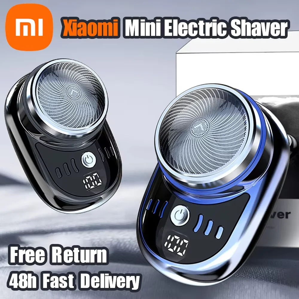 Xiaomi Men Mini Electric Shaver Travel Portable Detachable Waterproof Razor USB Rechargeable Beard Body Hair Trimmer Remover