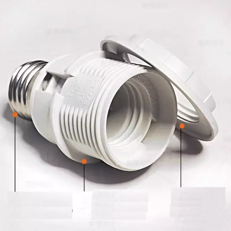 2PCS Old style desk lamp E27/E26 screw head replacement, Pendant Lamp is installed Lampshade with Ring.