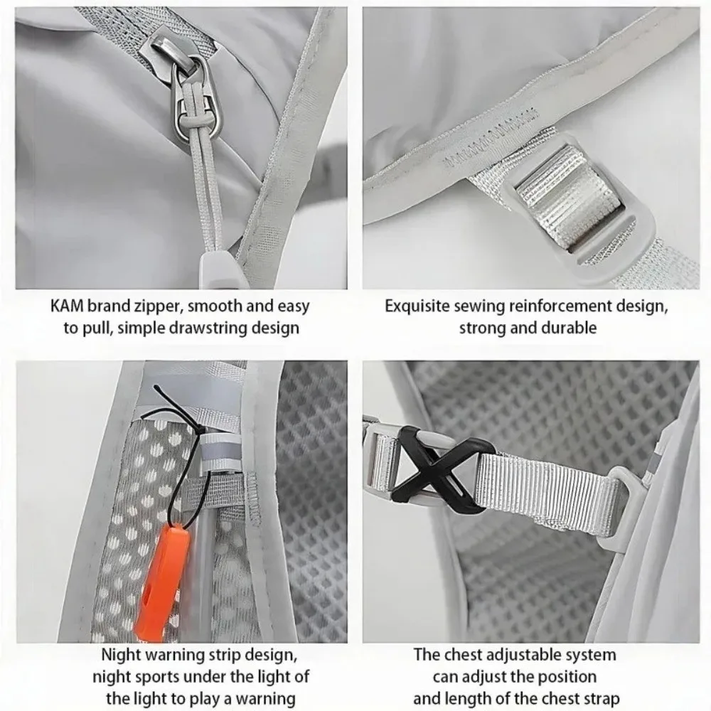 

Сверхлегкий увлажняющий жилет для пешего туризма, велоспорта, бега, дышащий светоотражающий увлажняющий рюкзак, велосипедная сумка для воды, марафон