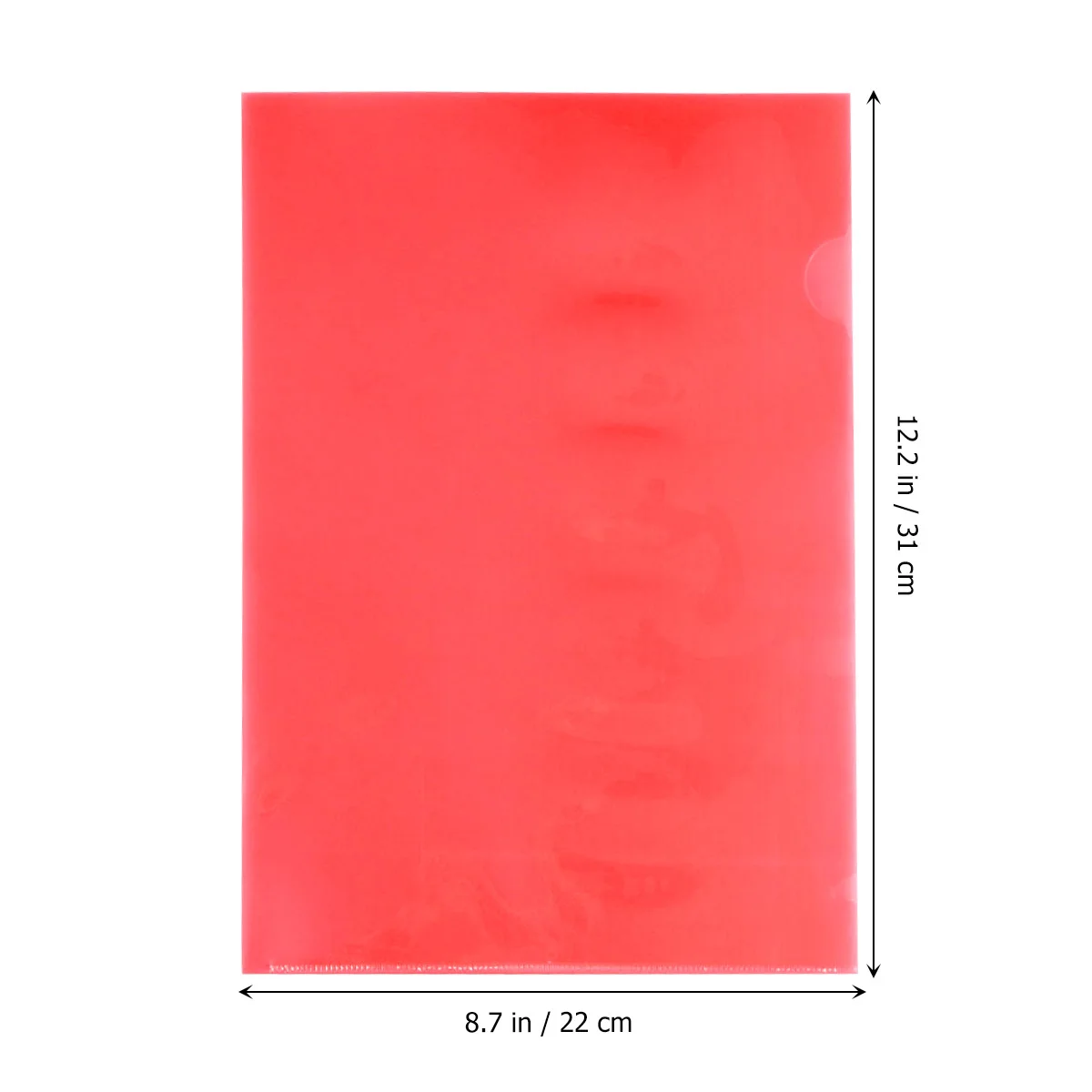 

30Pcs A4 Clear L Shape File Folders Plastic Document Expanding Wallet Green Document Expanding Wallet L File Folder