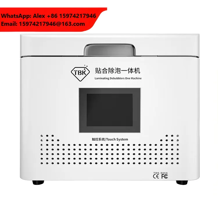 TBK808A All-in-One 13-inch Mobile Phone Repair Equipment OCA LCD Vacuum Laying Press Screen Machine Bubble Removal 220V 1-Year