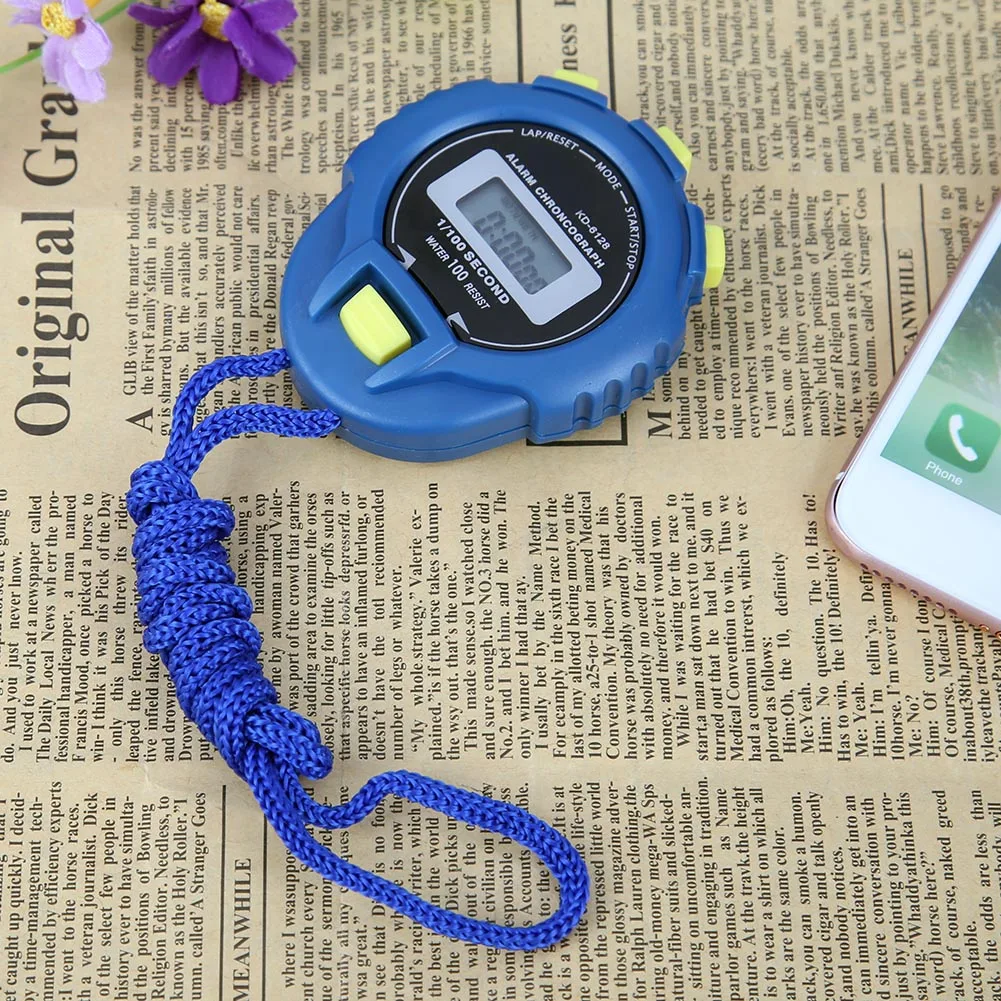 Picture 7: Electronic Stopwatch Sports Stopwatch Timer LCD Display Pocket Stopwatch Multi-Function Professional Stop Watch Timer for Match
